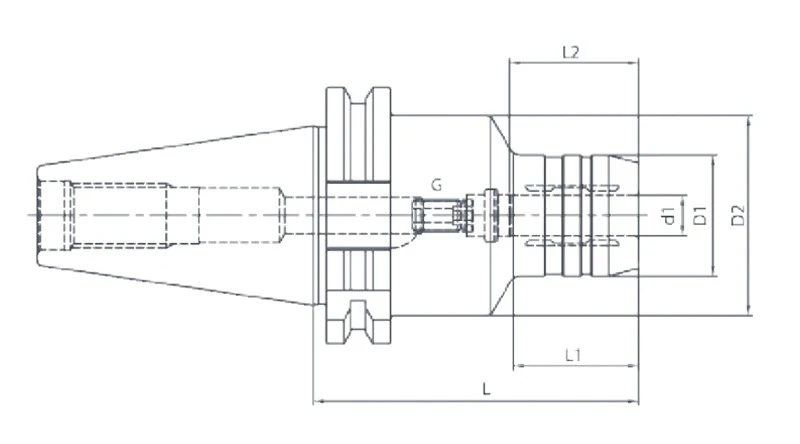 Гидропластовый патрон AdvaCut SK50, отверстие ø12мм, L=150мм; DIN69871; A; G2.5