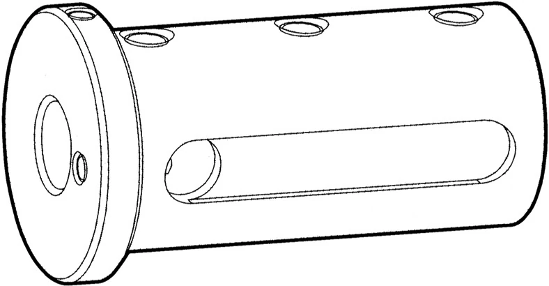 Переходная втулка с предв. зажимом для фрез, сверл, расточных резцов с цилиндр. хвостовиком, с ⌀ 20мм на ⌀ 12мм, L=55мм