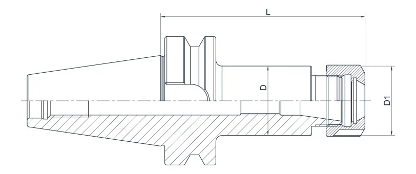 Цанговый патрон AdvaCut BT40 ER20, ø1-13 мм, H=100; MAS403/BT; AD; G6,3