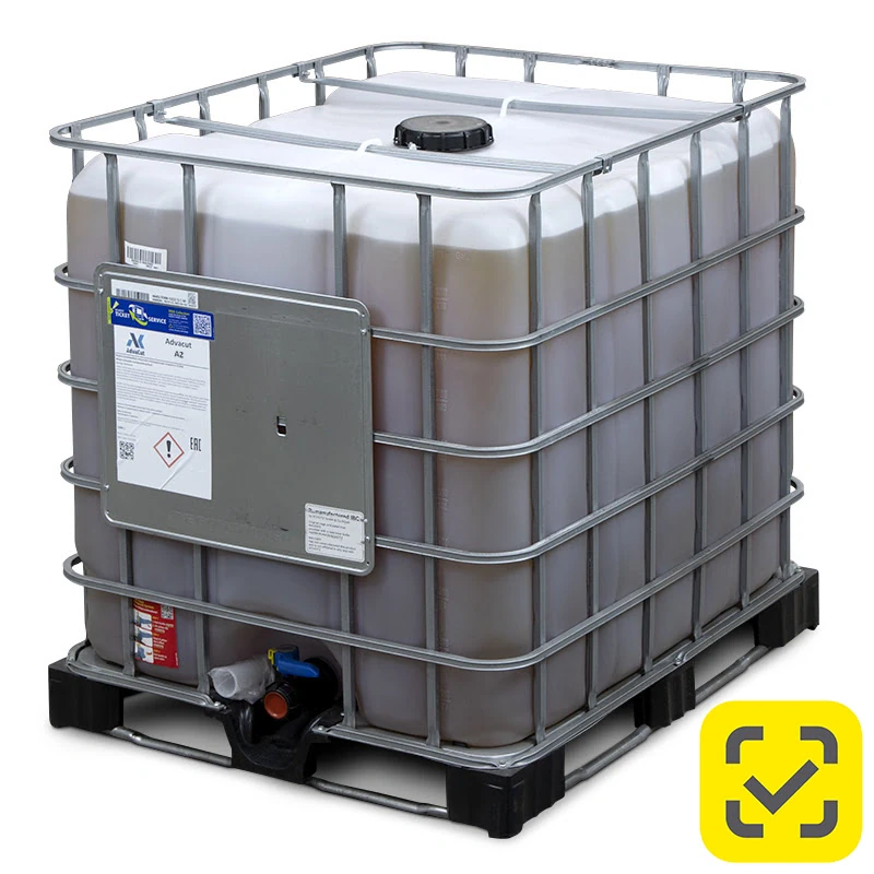 Смазочно-охлаждающая жидкость (СОЖ) AdvaСut AL2 для обработки алюминия, 1000 л (IBC)