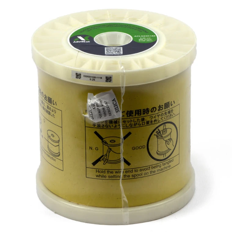 Латунная проволока AdvaCut для электроэрозии, Ø 0,25 мм, σ 980 Н/мм2, катушка K160, 8 кг