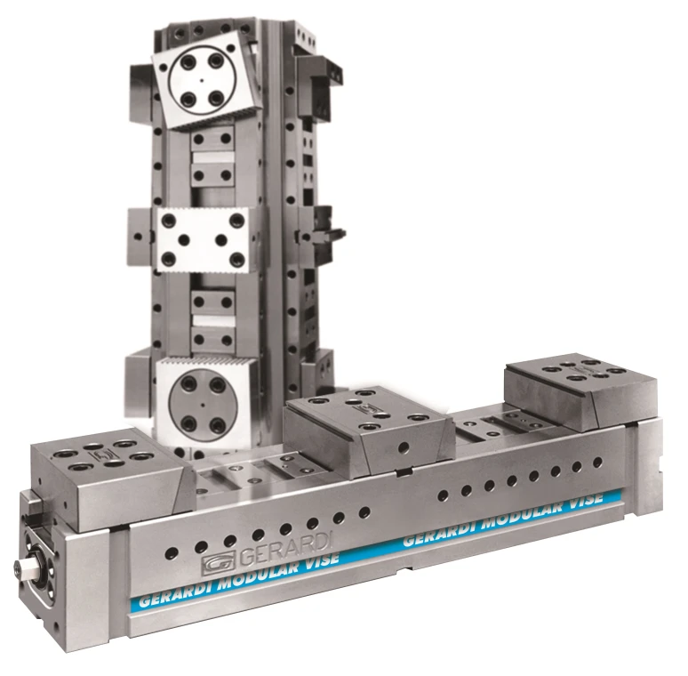 Тиски многофункциональные, серия FMS с сервомотором, 124x344 мм, Art. 868E