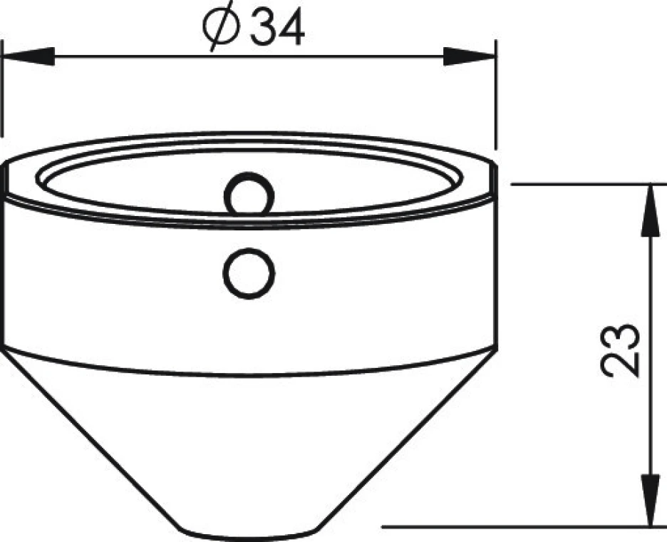Внешнее сопло Ø7.0 (B02, B03, B04, B05) для Mitsubishi eX, eX-F, SR (BQ980D442G01, MB327-4421)