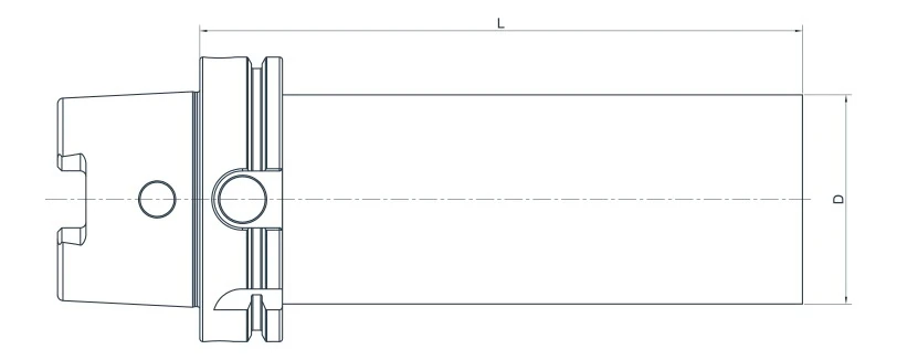 Заготовка оправки AdvaCut HSK100A, ø120мм, L=160мм; DIN 69893