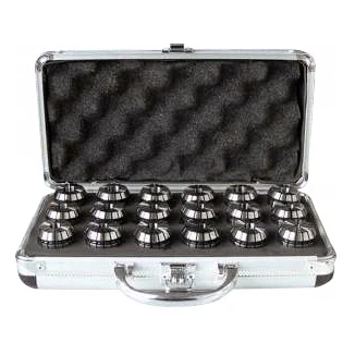 Комплект цанг ER11, ø1-7 мм (13 шт.), макс. биение 0,01 мм