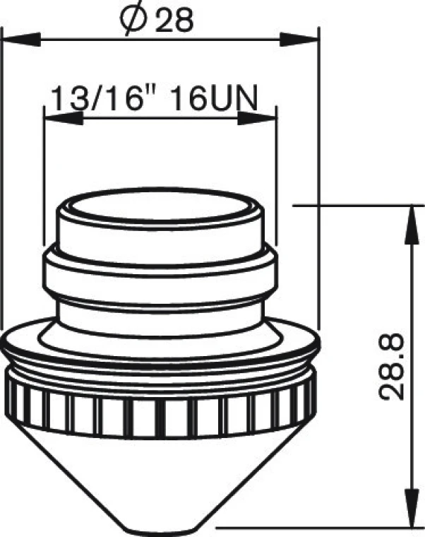 Сопло одинарное Ø1.2 (280030-P0492-629-00012, PT376-0012)