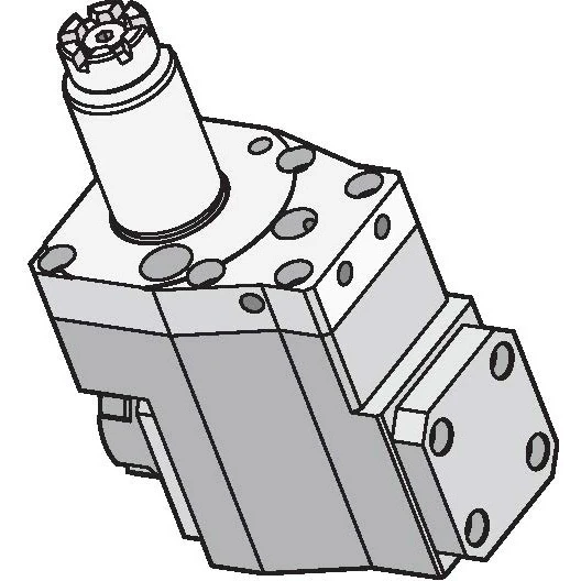Приводной угловой блок со смещением AdvaCUT VDI30 DIN5480, ER25, T=1:1, RMP=5000, внеш. СОЖ