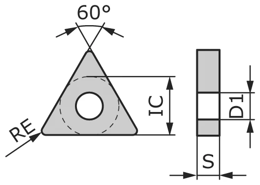 Пластина CBN токарная TNGA160412-CGA6-BC6325