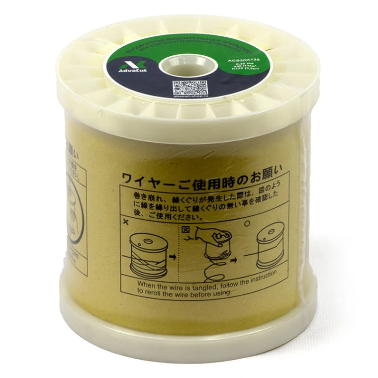 Латунная проволока AdvaCut для электроэрозии, Ø 0,30 мм, σ 500 Н/мм2, катушка K125, 3,5 кг