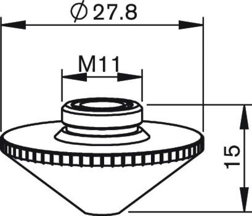 Двойное сопло Ø3.0 (PT358-0030X)