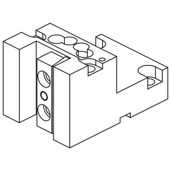 Держатель радиальных резцов 20х20 мм, BMT40 DMG MORI, H=70 мм