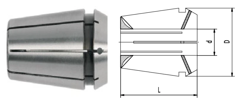 Комплект герметичных цанг ER32, ø3-20 мм (18 шт.)