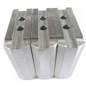 Cтальные мягкие накладные заостренные кулачки (3 шт.) для гидравлических патронов ⌀610 мм, 180x65x120 мм, паз 25 мм, МЦ 60 мм, М20