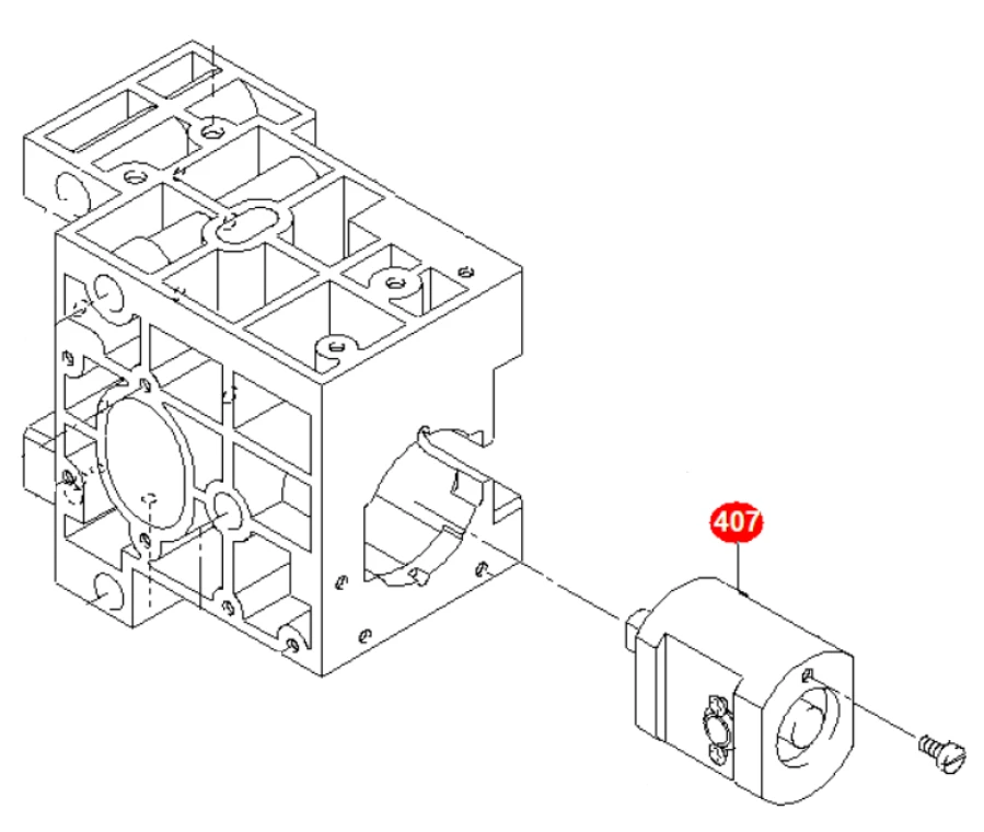 Измельчитель проволоки (рубщик), Mitsubishi. Реплика 602758 (S684D888P33)