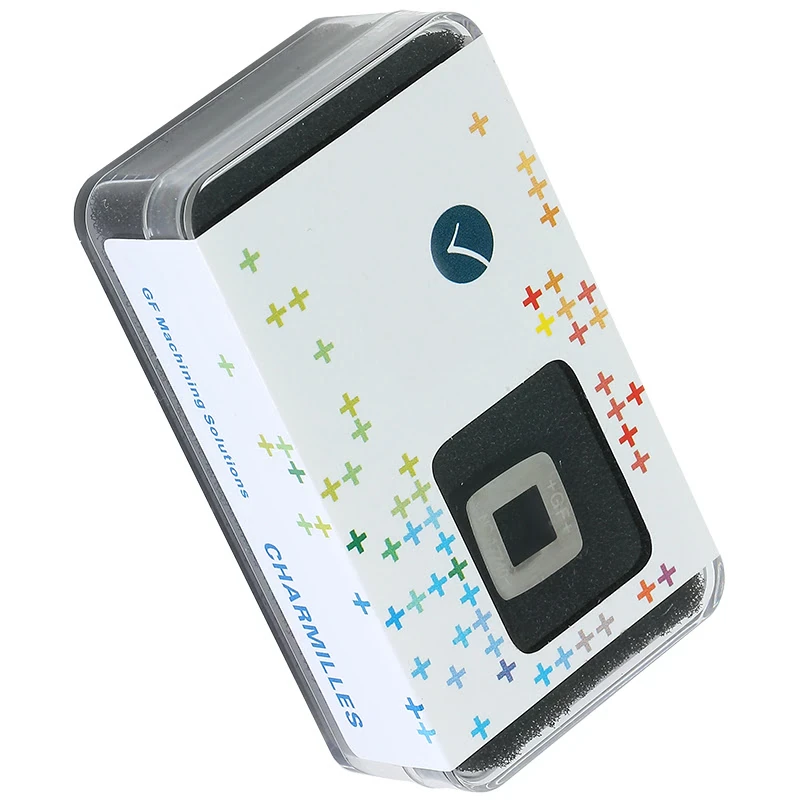 Токосъемник верхний/нижний 12x12x5,14 мм твердосплавный для AgieCharmilles. 100.342.166, 13501035. Реплика 135022231