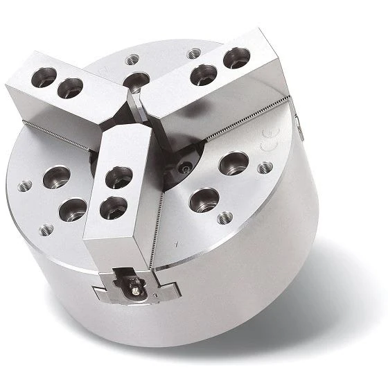 Гидравлический высокоскоростной 3-х кулачковый патрон, Ø210 мм, сквозное отверстие 52 мм, посадка A2-6, для ST-20