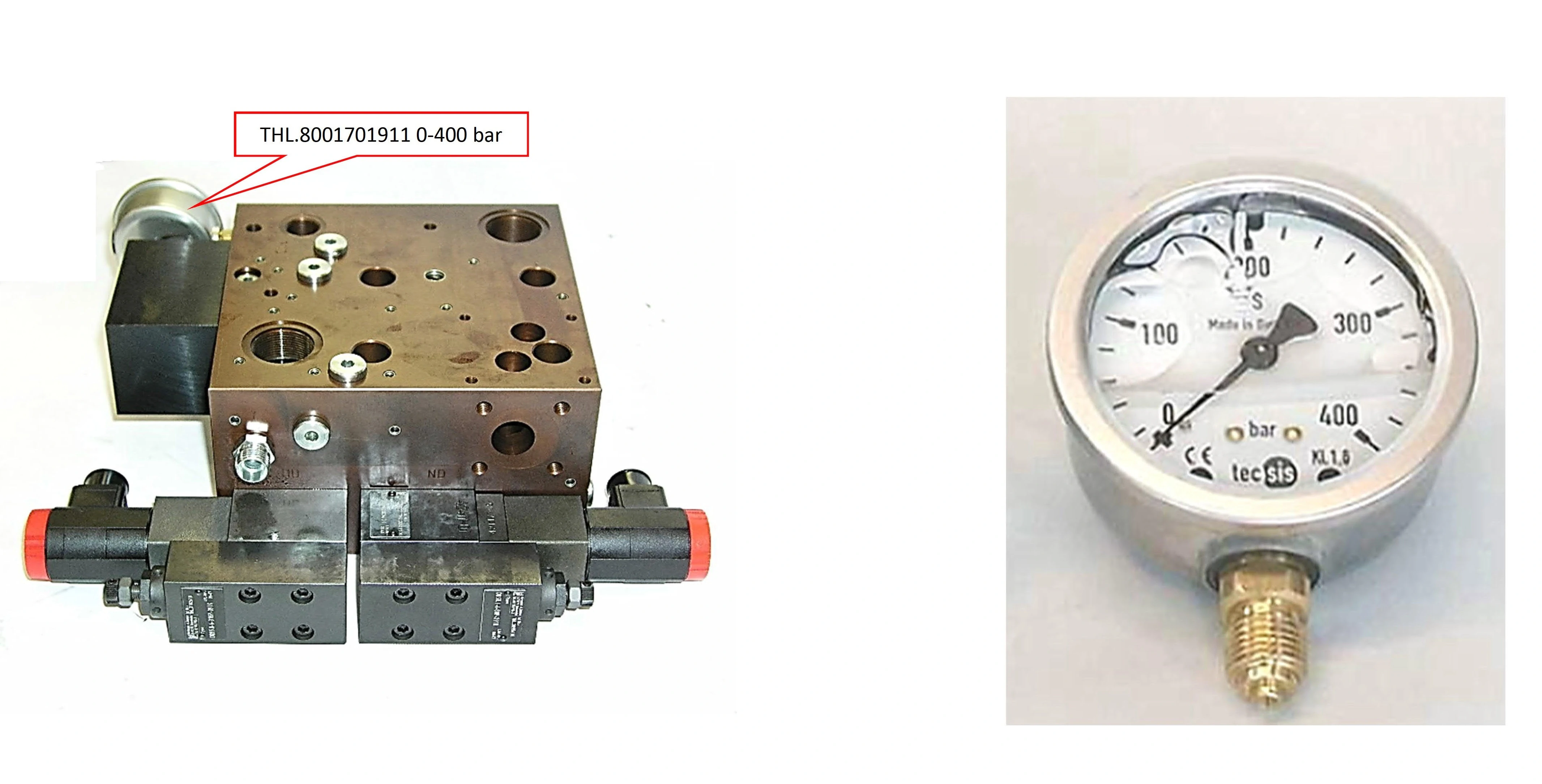 Манометр THL.8001701911 0-400 bar