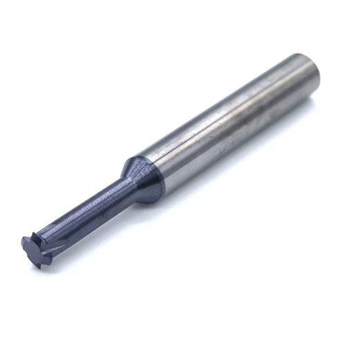 Резьбофреза твердосплавная M8×1.25 AdvaCut, для глубоких отверстий, одновитковая, полный профиль 60° ISO, покрытие TiCN