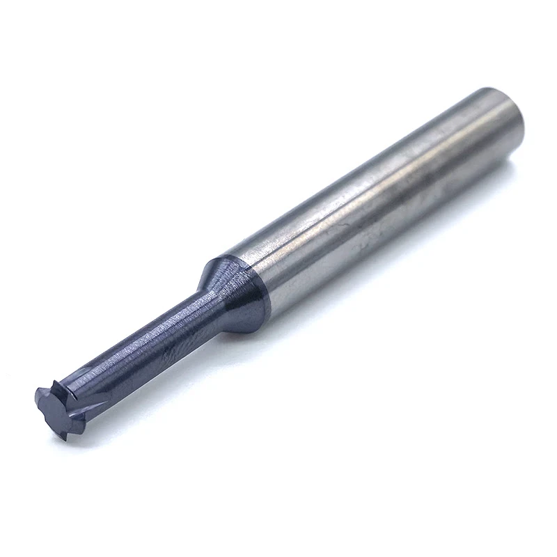 Резьбофреза твердосплавная M8×1.25 AdvaCut, для глубоких отверстий, одновитковая, полный профиль 60° ISO, покрытие TiCN