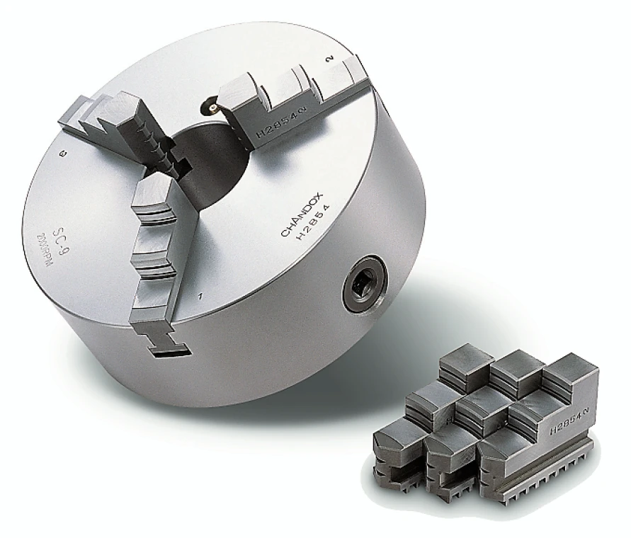 Ручной трех-кулачковый патрон, ⌀85 мм, цельные кулачки