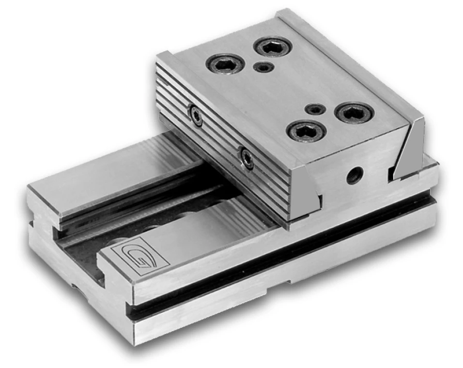 Модульное зажимное приспособление, неподвижная двухсторонняя секция, ширина 121 мм, Art. 104Ai