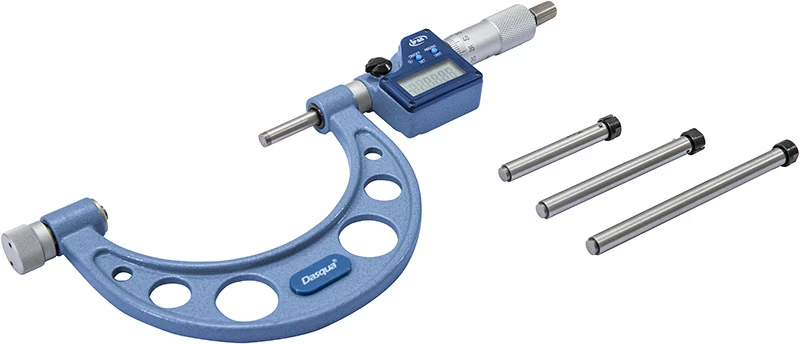 Микрометр цифровой IP65 со сменными измерительными пятками; 200-300мм/8-12"; 0.001мм/0.00005"