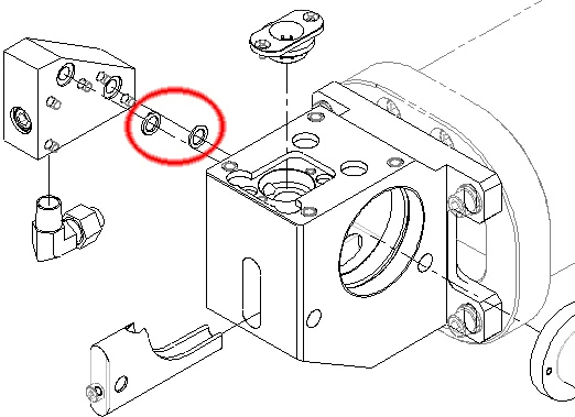 Комплект уплотнений нижней головы MV (5 шт). Реплика S932N421P06