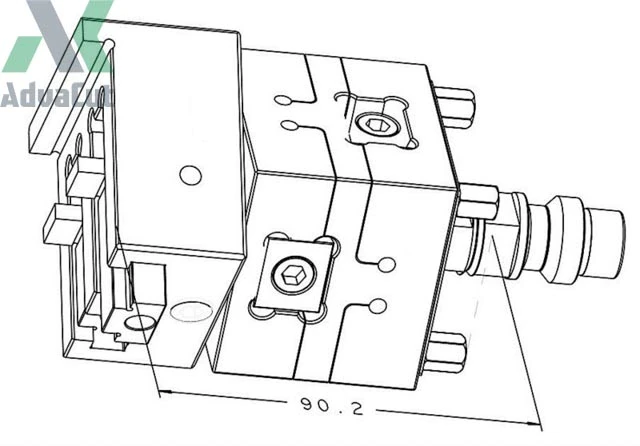 Поворотное зажимное приспособление