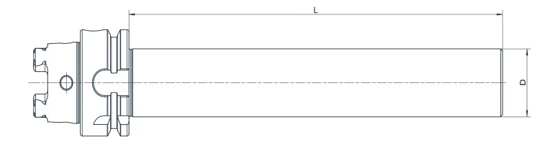 Контрольная оправка AdvaCut HSK63A, ø40мм, L=300