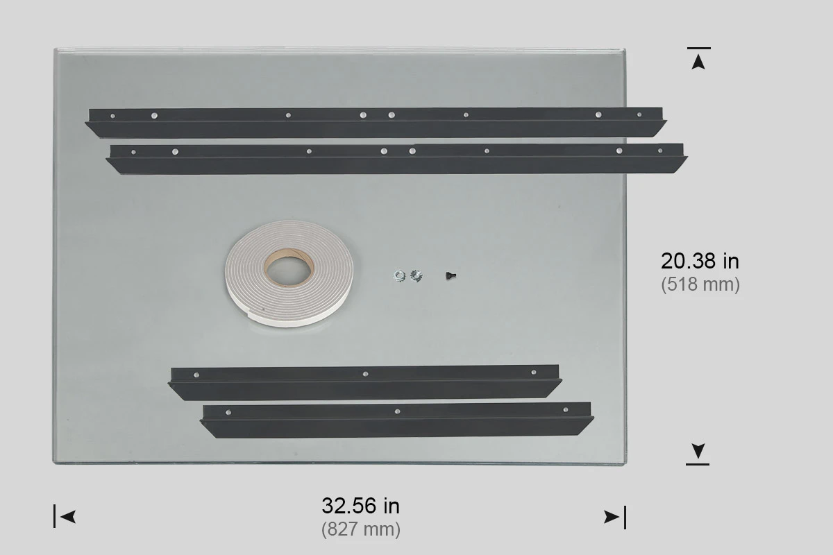 Стекло двери оператора VF