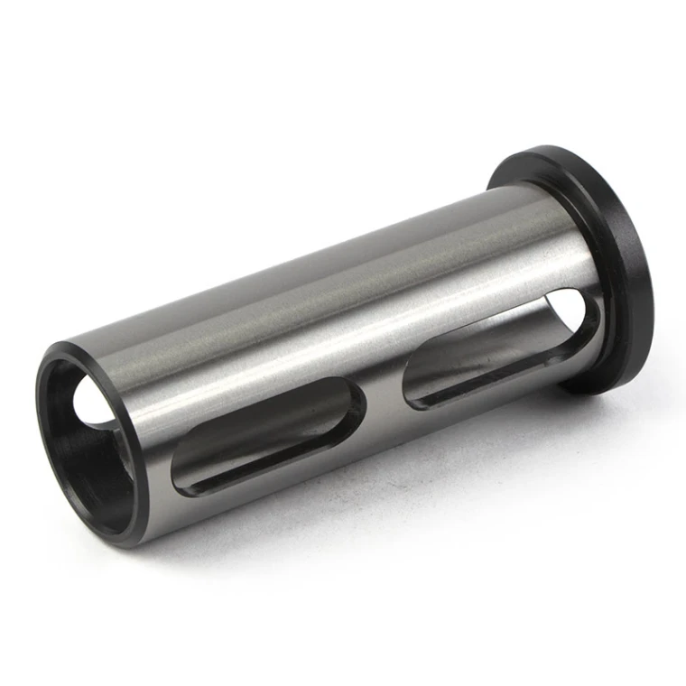 Редукционная втулка с профрезерованными окнами, D32 - D25, длина 90 мм