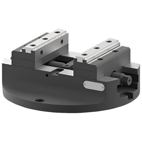 Тиски самоцентрирующиеся ø255 мм, ACR1-125 AdvaCut, для поворотного стола, 125x202 мм