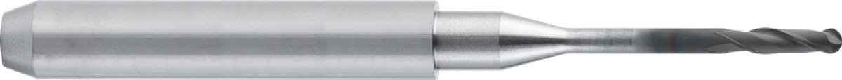 Фреза концевая твердосплавная BTZ01-BNFN2-005-005-025-CN, сферическая, обниженная шейка, ØD 0,5 мм