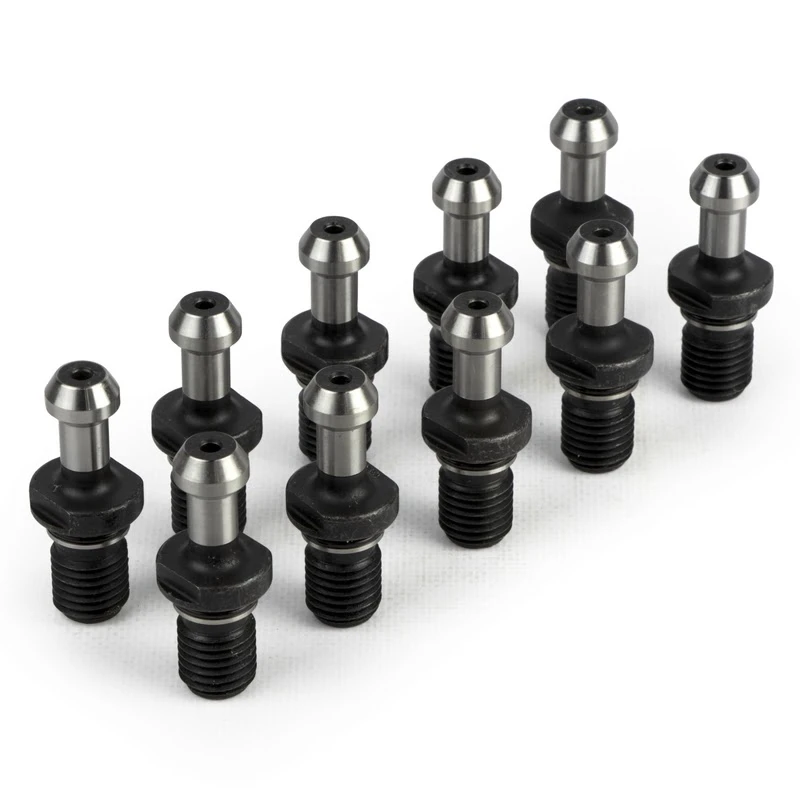 Болт тяговый (штревель) с отверстием, с кольцом, 45°, CT40, DIN 69871 (10 шт.)