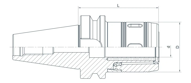 Патрон фрезерный (силовой) AdvaCut BT30 D32 мм; MAS403/BT; AD; G6,3; H=110
