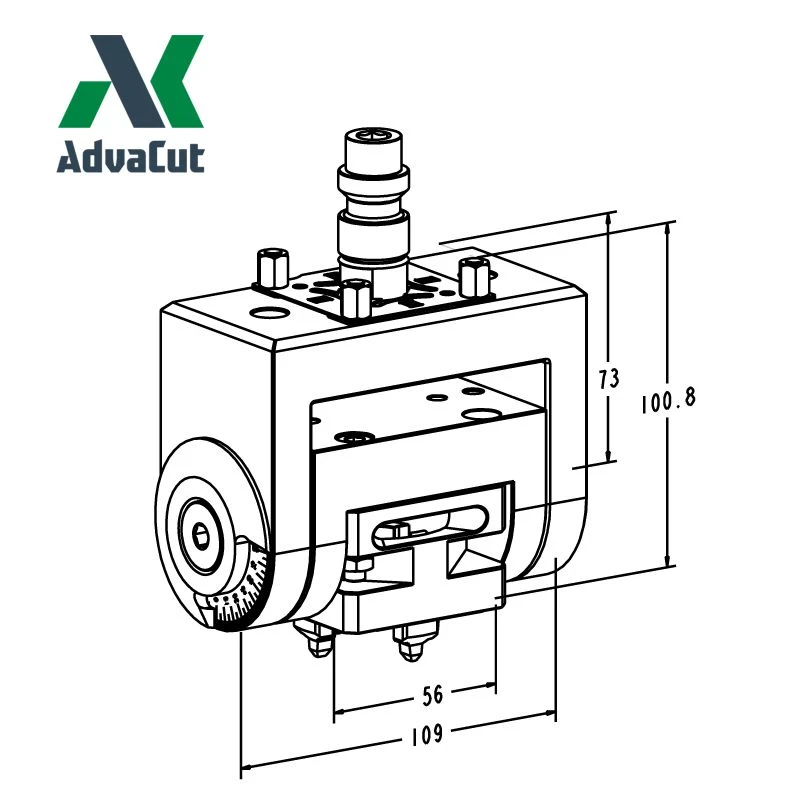 Электрододержатель с угловой регулировкой по нониусу, ITS50