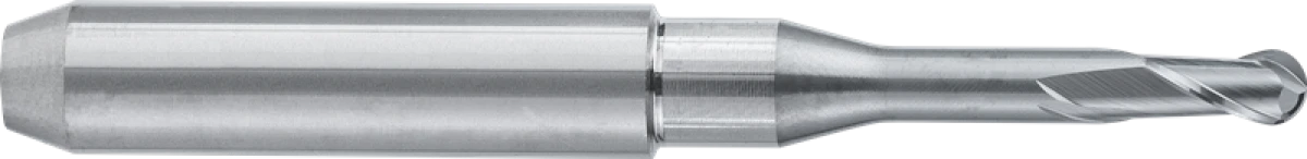 Фреза концевая твердосплавная BTZ01-BNFN3-020-020-100-LL-AR, сферическая, обниженная шейка, ØD 2 мм