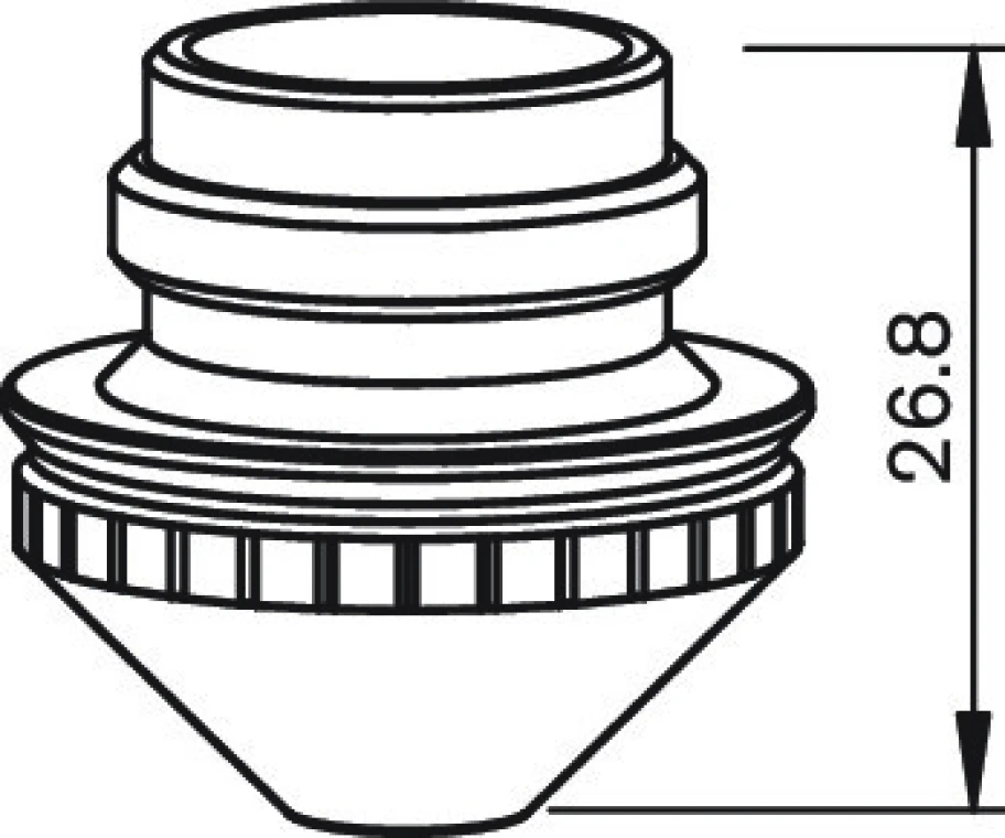 Сопло одинарное Ø2.0 (280027-P0492-626-00020, PT376-0020)