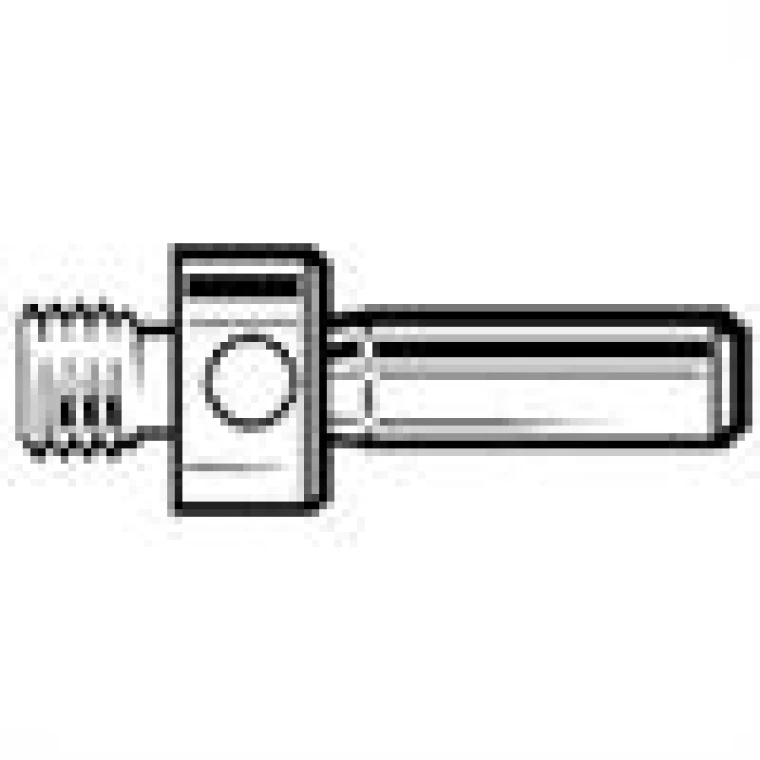 Ломкий предохранитель M4, из стали-серебрянки, L 15 мм