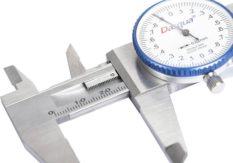 Штангенциркуль с круговой шкалой повышенной надёжности; 0-200мм; 0,02мм