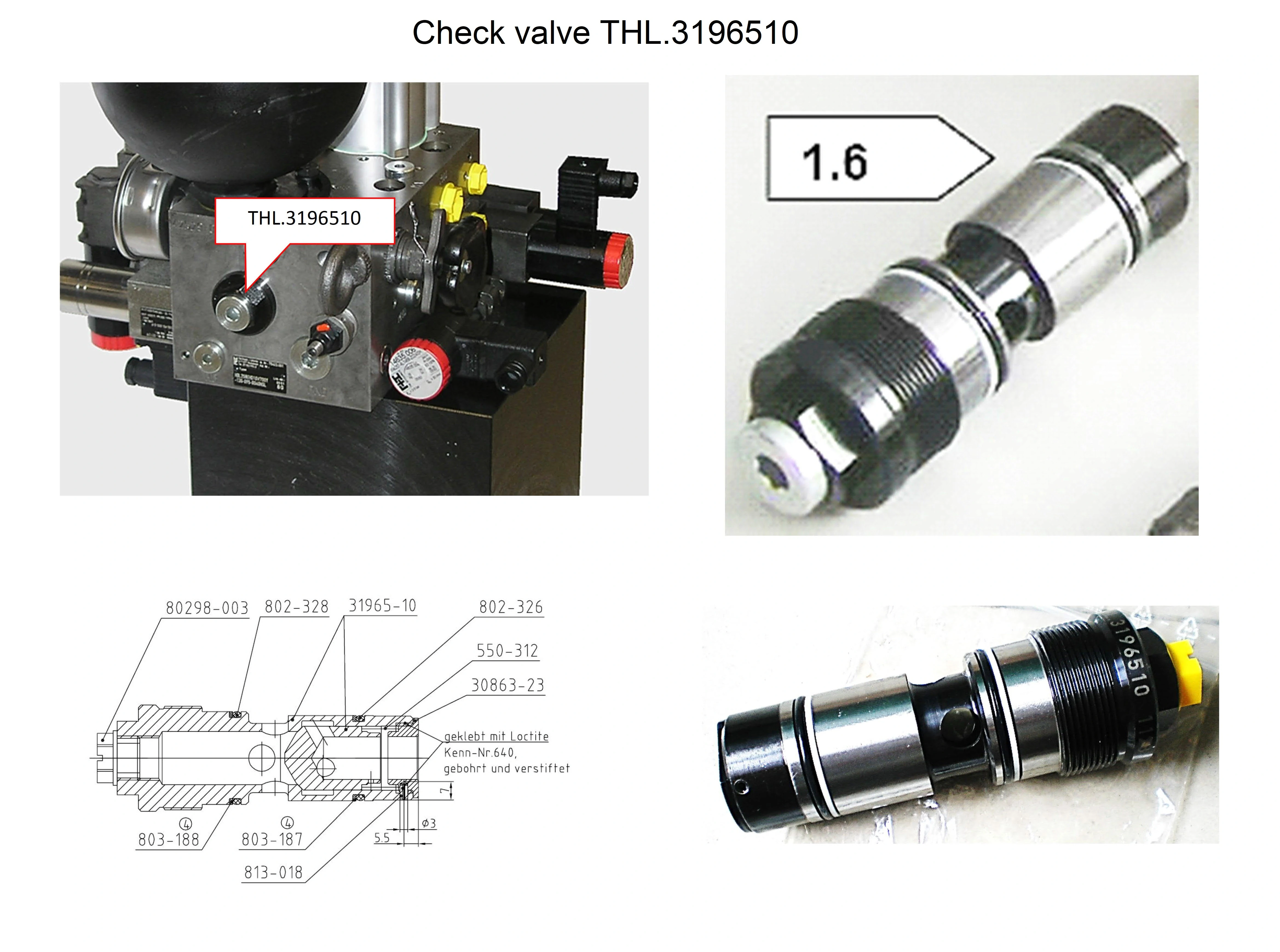 Обратный клапан THL.3196510