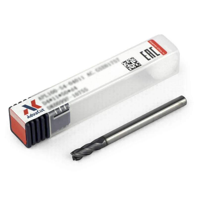 Фреза концевая твердосплавная APL100-SQCM4-040-011-000, ØD 4 мм