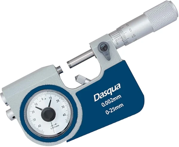 Микрометр рычажный, микровинт Ø6,5мм; 50-75мм; 0,001мм