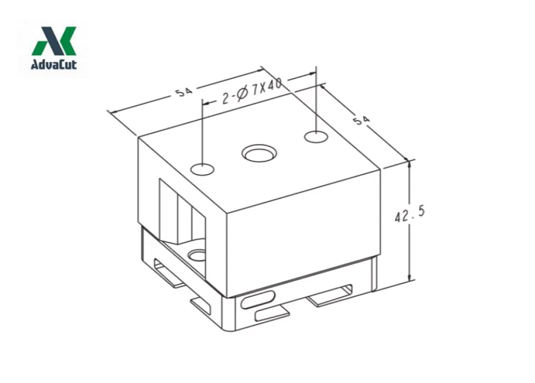 Электрододержатель плоский стальной 3R