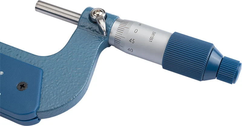 Микрометр гладкий с микровинтом из нержавеющей стали и теплоизоляционной накладкой; 125-150mm; 0,01mm